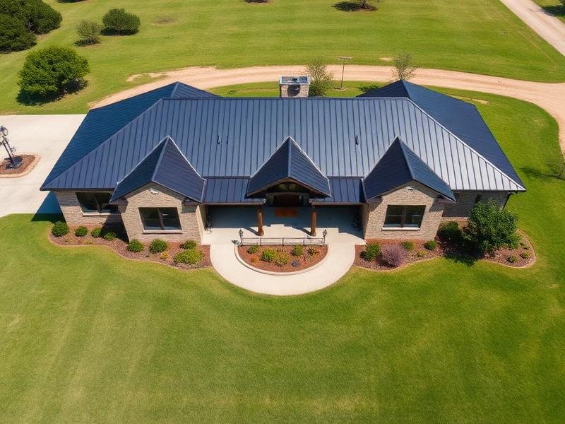 Residential roof replacement completed by Alliance Metal Roofing
